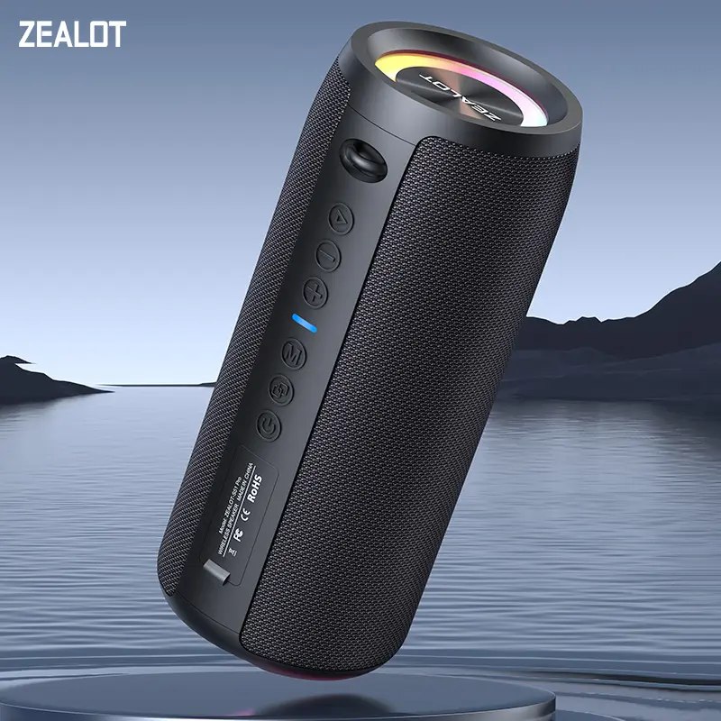 Zealot-S51Pro 40W højeffekt Bluetooth-højttaler 3D Stereo Bas Bluetooth-højttaler Bærbar IPX5 Vandtæt Egnet TWS-bomboks — image 2