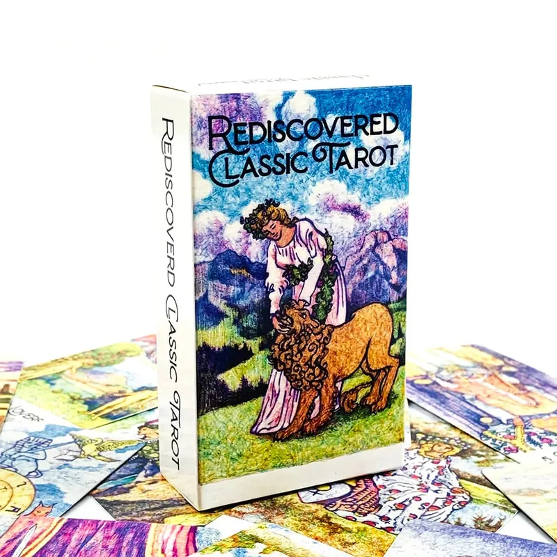 Rediscovered Classic Tarot Cards 78 Card Vintage Art Style English Edition Divination Board Game Perfect for Spiritual Practice — image 3