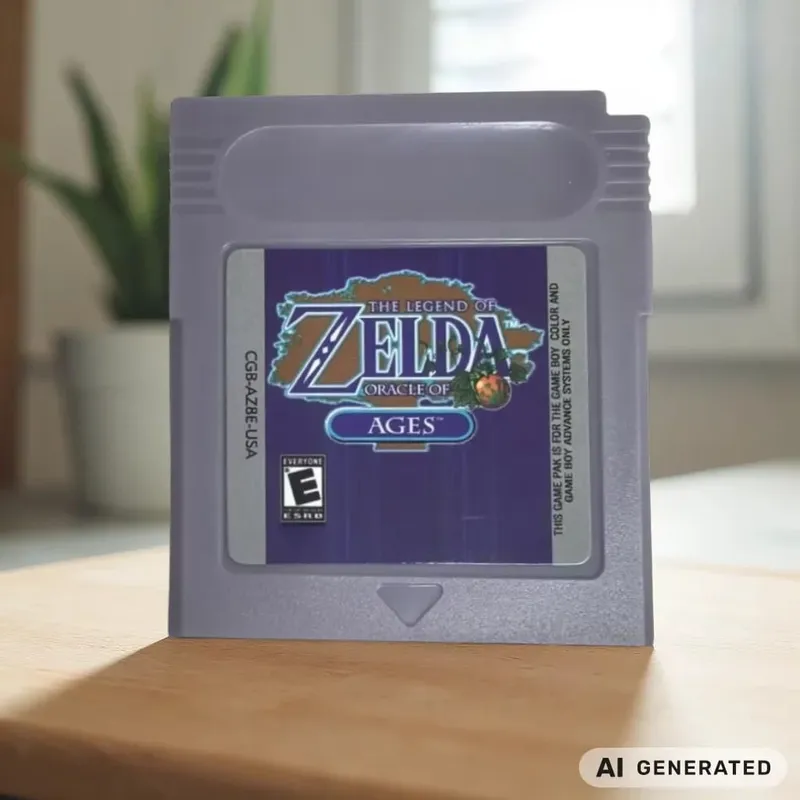 GBC Retro English Game Cartridges Legend of Zelda Awakening DX,Oracle of Seasons,Oracle of Ages,Dangan GB,Swordbird Song — image 6
