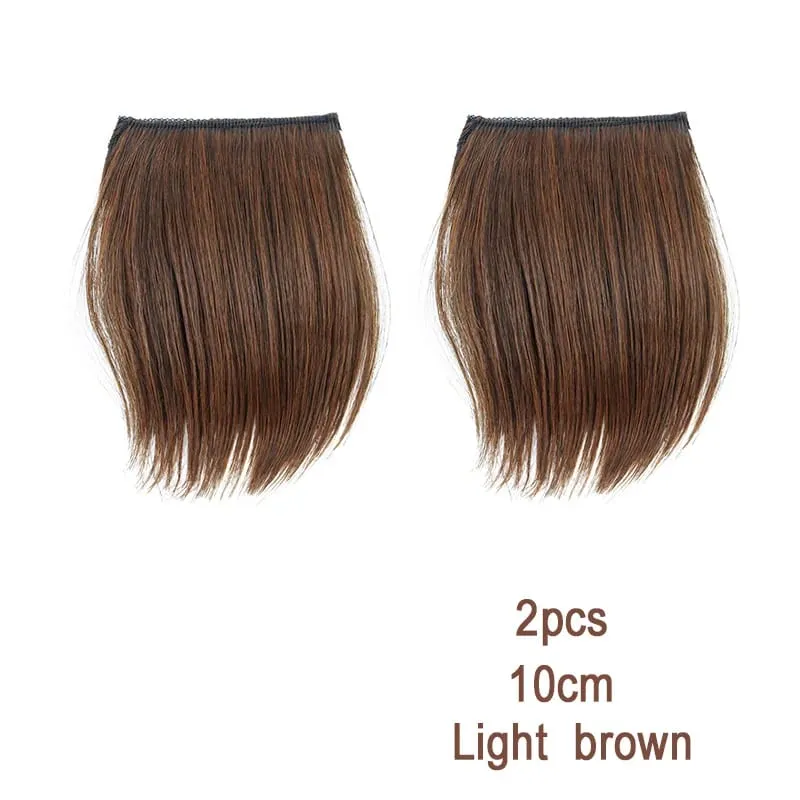 2pcs Synthetic Overhead Hair Clip Style Hair Invisible Extension Increases Hair Volume Hair The Top of Hairpiece for Women — image 9