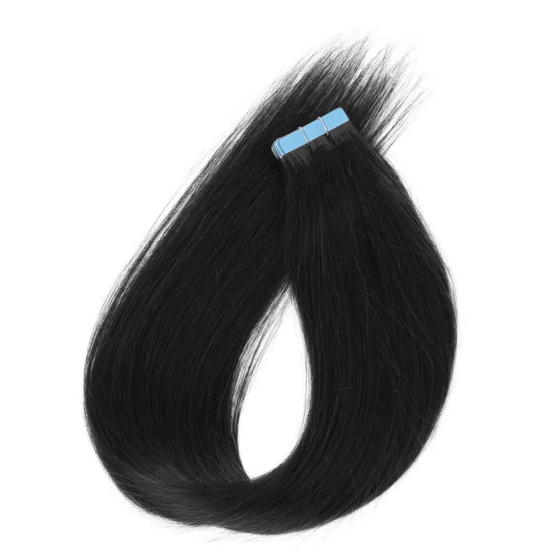 Tape in Hair Extensions Human Hair Blonde Seamless Tape Hair Extensions 4x0.8cm Skin Weft PU Tape On Hair 20PCS 12"-20"