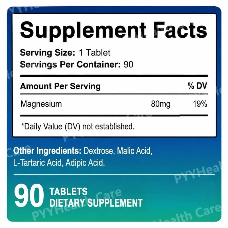 Comprimidos de hidrogênio molecular com magnésio para beber água, relaxamento muscular, energia, metabolismo, suporte para saúde óssea, 90 comprimidos — image 5