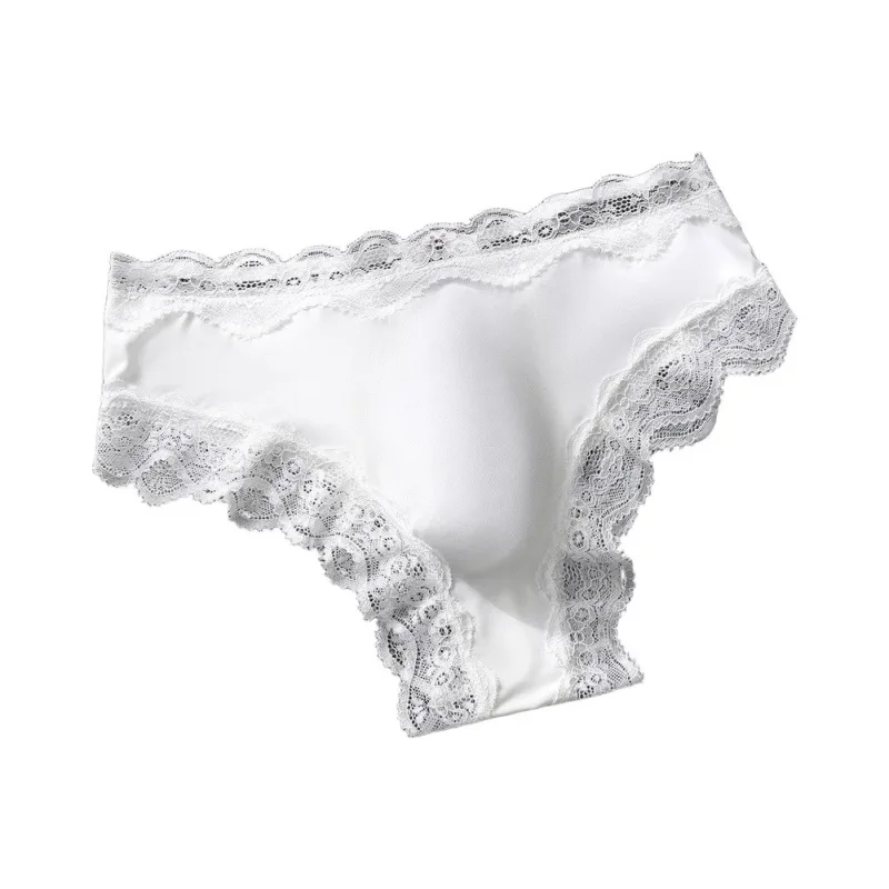 Calcinha masculina com acabamento de renda, cueca respirável de alta elasticidade 3d convexa, roupa íntima sexy fina transparente — image 10