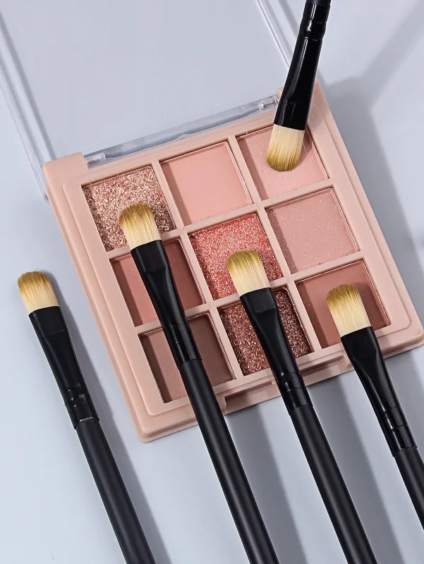 10PCS Eyes Makeup Brushes Set Professional Soft Contouring Eyeshadow Eyeliner Eyebrow Brush Women Facial Beauty Cosmetic Tool — image 6