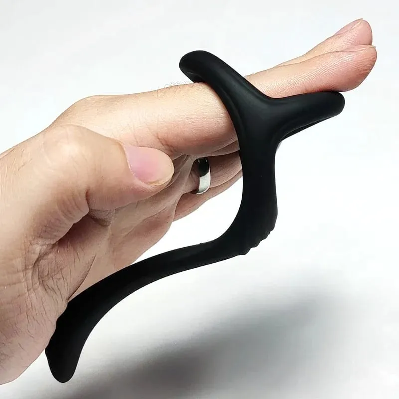 Penis Ring for men Delay Ejaculation Reusable Silicone Semen Cock Ring Penis Enlargement Sexy Slave Stretchy Sex Toys For Men — image 3