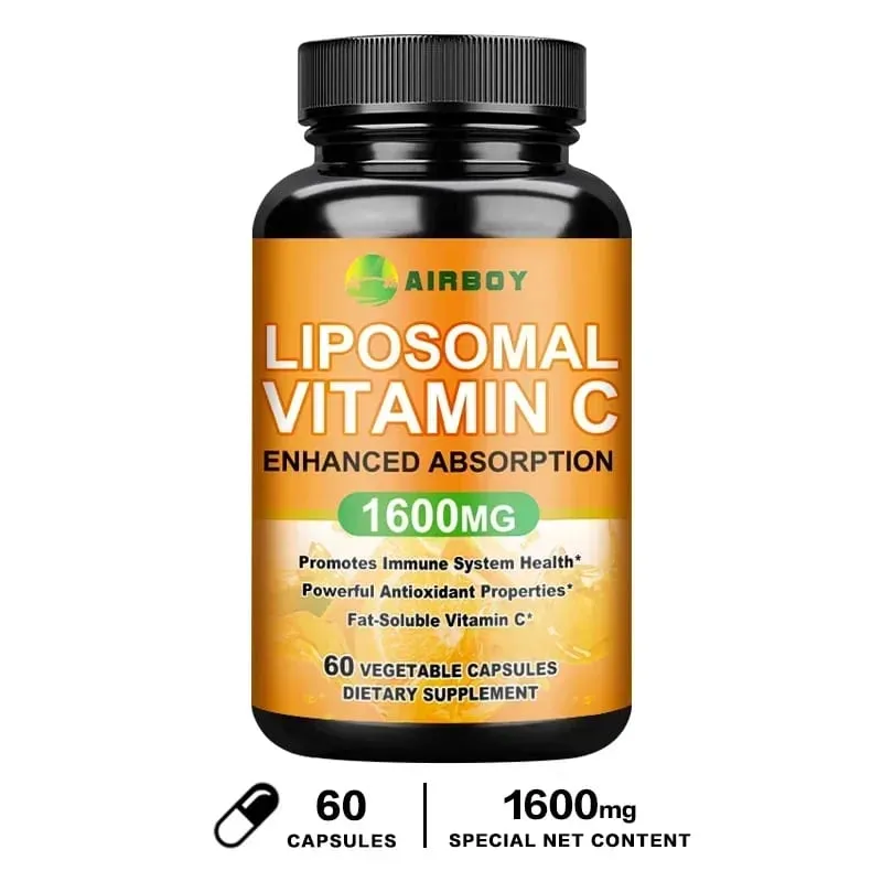 Liposomales Vitamin C – Immununterstützung, fördert die Kollagenproduktion, fördert die Fettauflösung, Antioxidans — image 9