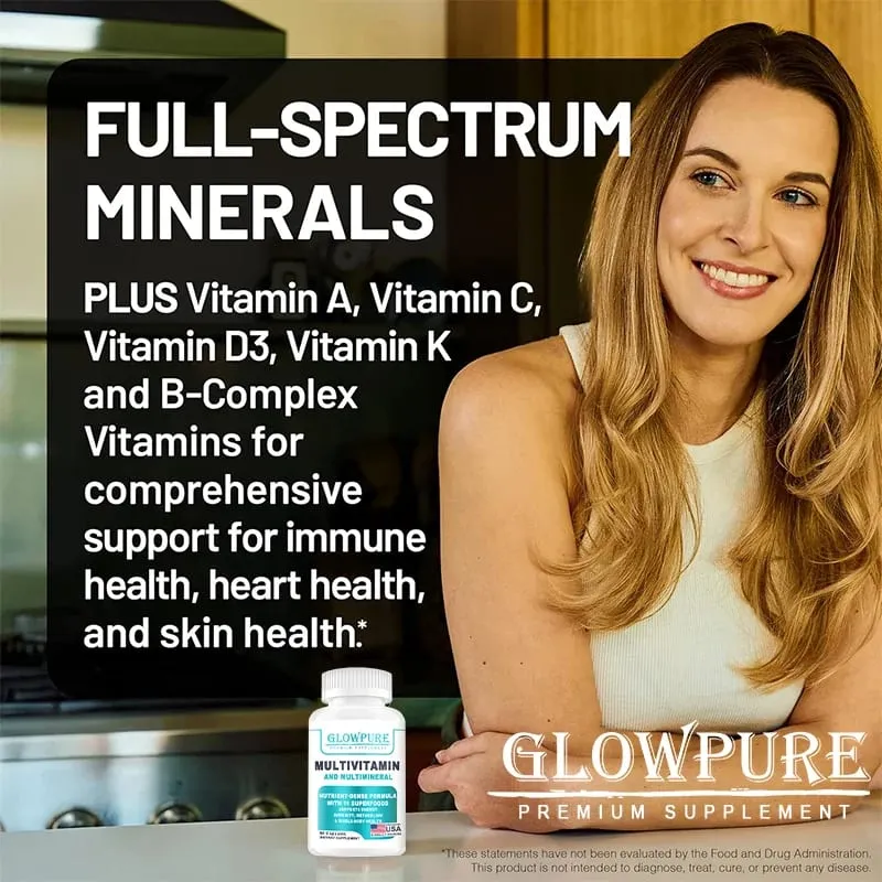 Organic Multivitamin para sa Babae - Buong Pagkain na may B-Complex Vitamin C D3 at K2 para sa Immunity Stress Balat ng Buhok at Kuko — image 6