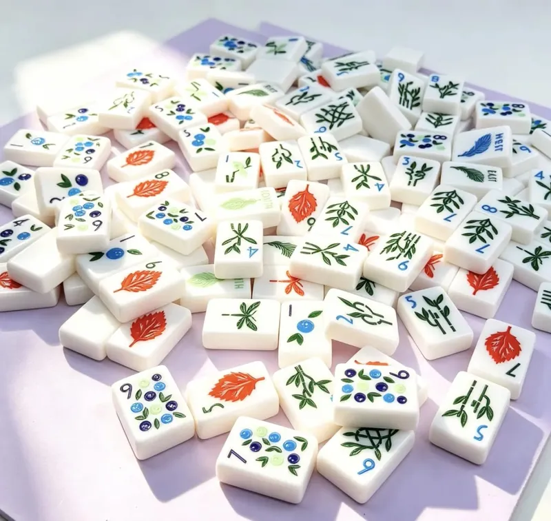 160Pcs 36mm American Mahjong Set Acrylic Mahjong Game Tiles Modern Minimalist Waterproof Durable Travel Board Game Gift — image 6