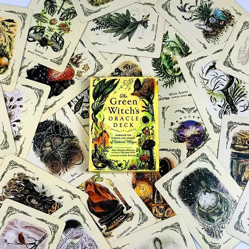 The Green Witch's Oracle Deck Embrace the Wisdom and Insight of Natural Magic Green Witch Witchcraft Series Tarot Cards — image 3