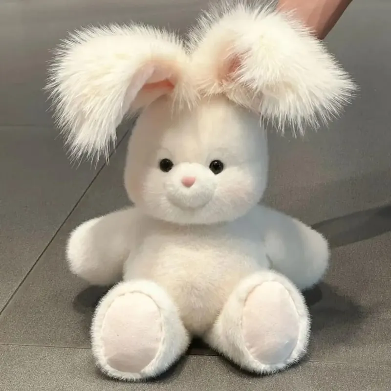 Hadiah Kreatif Bantal Boneka Binatang Boneka Lembut Boneka Emosi Comel 17.7 inci dengan Bantal Plush Telinga Panjang — image 2