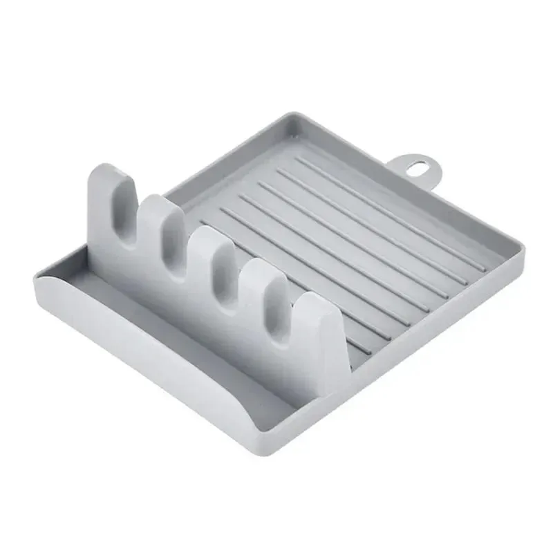 Supporto per coperchio per padella Supporta cucchiai Copri pentola Poggia spatola Supporto per utensili da cucina Utensili Accessori Organizzatore per fornelli — image 12