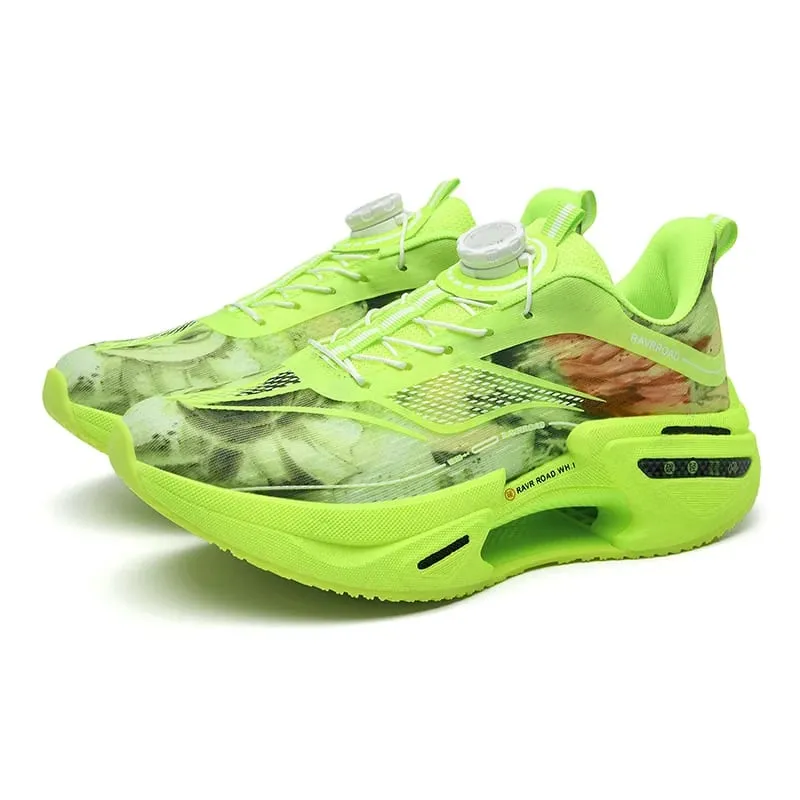 Elastic Speed Running Shoes for Men Carbon Plate Push Rotating Buckle Sports Shoes for Women Professional Shock-Absorbing — image 10