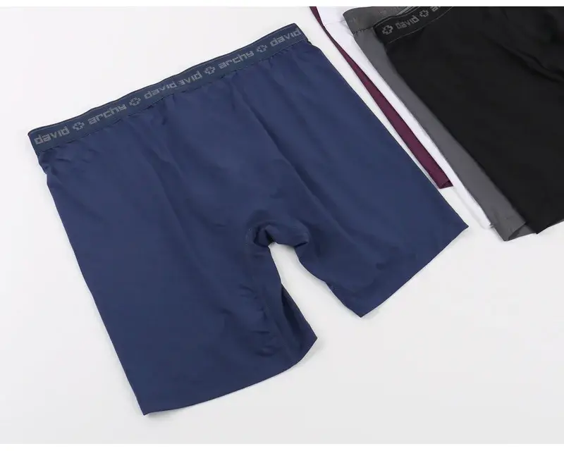 David Archy 3-pack Herrunderkläder Boxershorts Basic MicroModal Soft Andas Herr Dual Pouch Boxers Snabbtorka Sport Fitness — image 15
