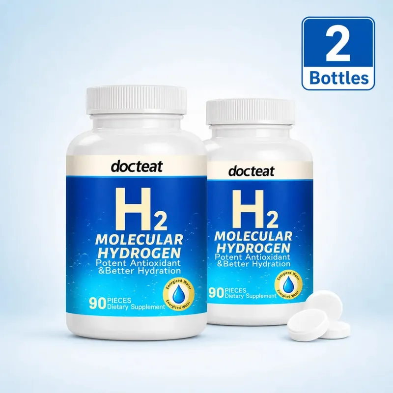 90pcs H2 Molecular Hydrogen Water Tablets with Magnesium 160mg Effervescent Drink Supplement for Travel Gym Home Hydration — image 8