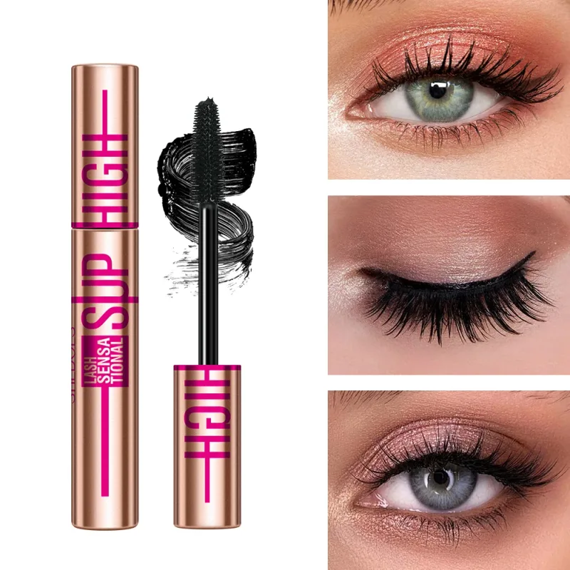 Thin and thick mascara durable waterproof natural eye makeup curling eyelashes — image 2
