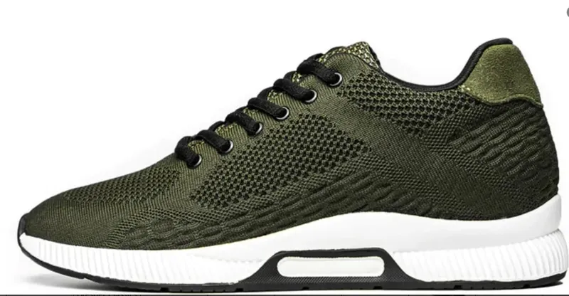 Men Increase Insole 6CM Sports Casual Height Shoes 48 Men Sneakers Elevator Shoes Hidden Heels Breathable Heightening Shoes — image 14