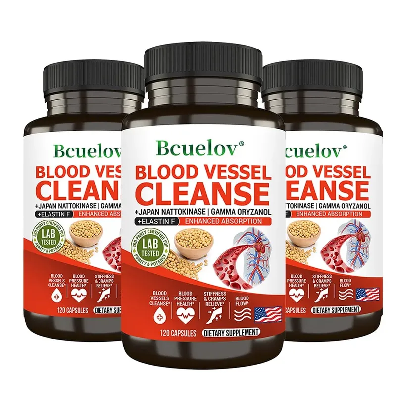 Nattokinase Capsules - Promotes Cardiovascular Elasticity Maintains Arterial Circulation and Improves Blood Pressure — image 9