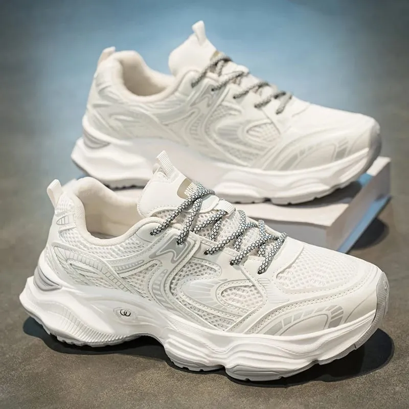 Men's casual sneakers spring summer new breathable soft-sole anti-slip outdoor running shoes fashion students speed sports shoes — image 3