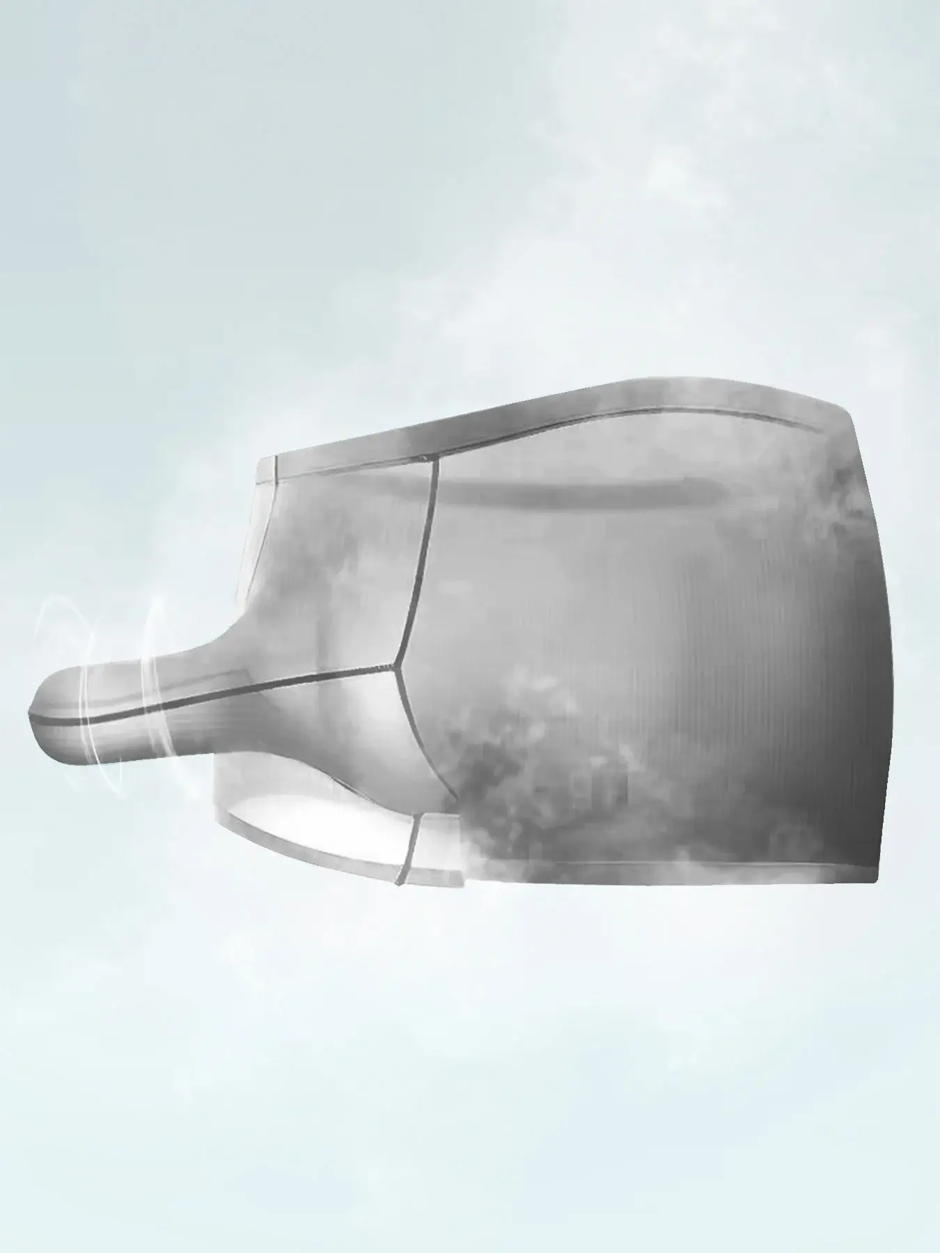 Transparent Boxer Briefs Men Sexy Underwear Ultra Thin Underpants See Through Ice Silk Knickers Smooth Glossy Lingerie Shorts — image 14