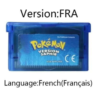 GBA Video Game Cartridge Console Card Pokemon Emerald Ruby FireRed LeafGreen Sapphire Multi-language for GBA/NDS