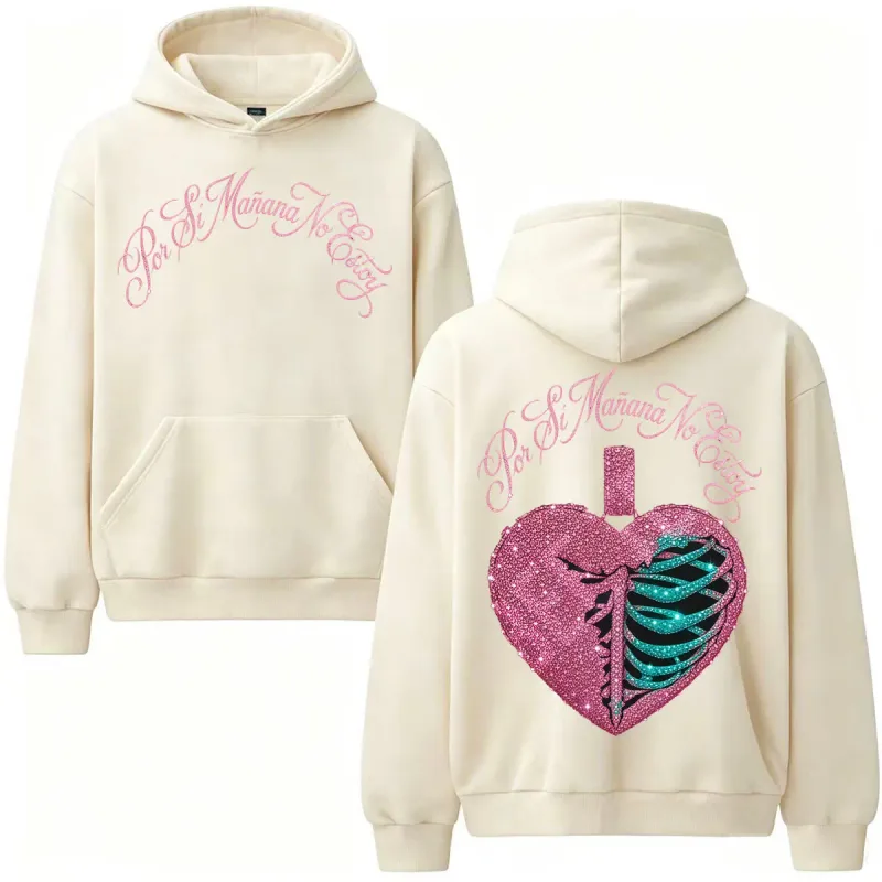 Omar Courtz Por Si Manana No Estoy Tour Hoodies Men Women Retro Fashion Aesthetics Sweatshirts Fleece Oversized Hoodie Pullovers — image 6