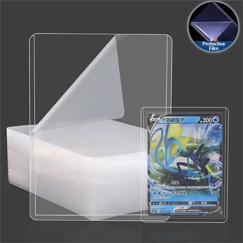 25-100pcs 3" x 4" Hard Card Sleeve Clear Anti Scratch Protector For Pokemon Game Baseball Sports Card Trading Protect Toploaders — image 3