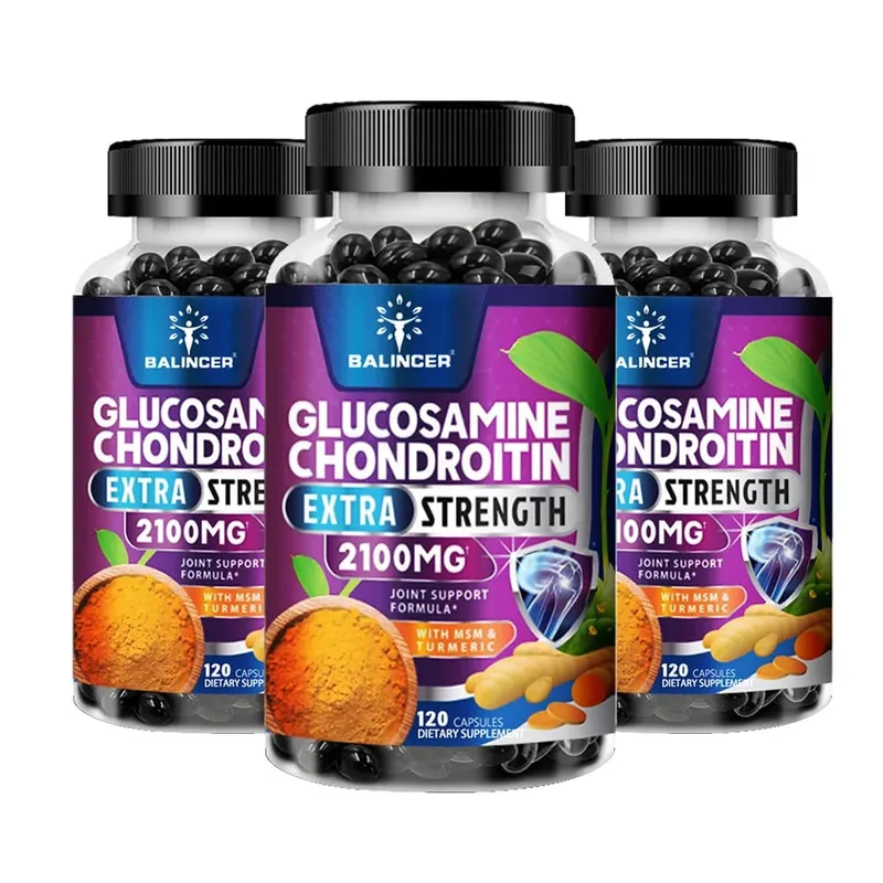 Glucosamine Chondroitin Turmeric & MSM - Joint Health Supplement Antioxidant Helps Relieve Back Knees and Hand Pain — image 9