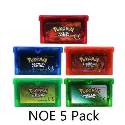 GBA Game Pokemon Series Video Game Cartridge Console Card Pokemon Emerald FireRed Ruby LeafGreen Sapphire Multi-language — image 36