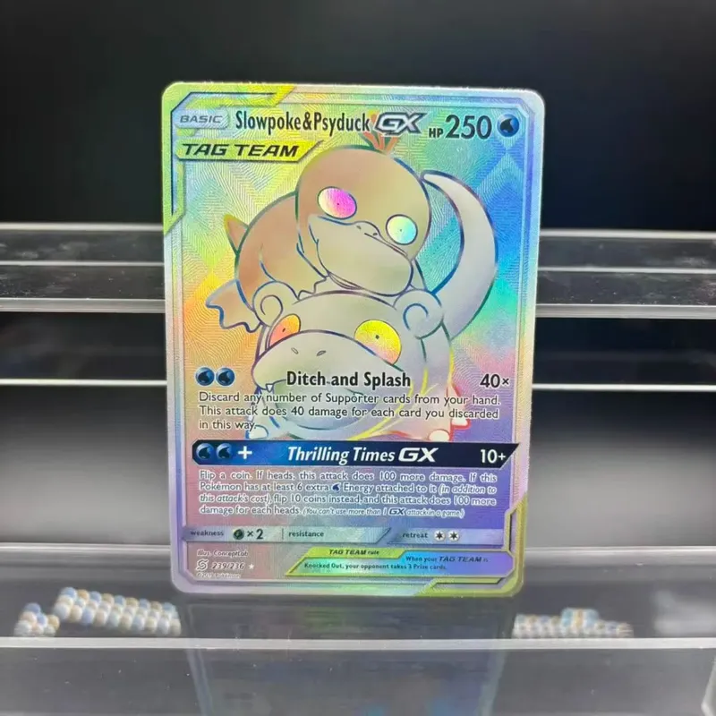 DIY Collection Cards Zekrom Umbreon Espeon Mewtwo GX EN Self Made Single Card Classic Game Anime Card Gift Toy — image 17
