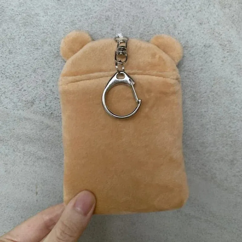 Rilakkuma-Plüschtiere, Ausweishalter, Schlüsselanhänger, neuer Anime-Relax-Bär, Passhülle, Schlüsselanhänger, Schulbus, Bankkarten, Taschen, Anhänger, Geschenk — image 4