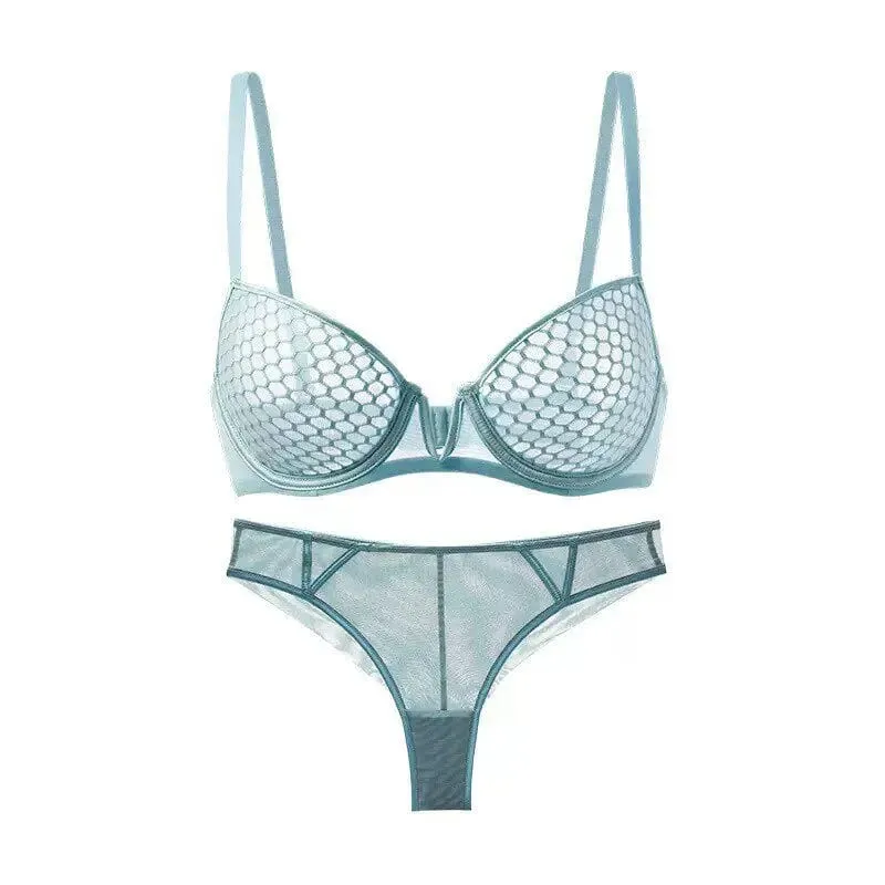 Summer Style Ultra-Thin Minimizer Bra Set Ladies Large Bust Soft Underwire Side Support Anti-Sagging Everyday Lingerie — image 4