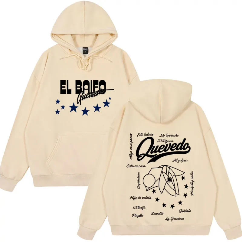 EL BAIFO Album 2026 Tour Graphics Hoodie Men Women Aesthetic Trend Sweatshirts Loose Casual Vintage Oversized Pullover — image 6