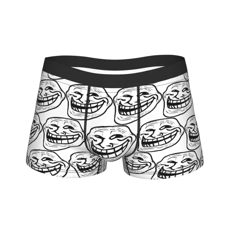 Rage Comic Trollfac Trunk Funny Anime Pouch Underwear Hot Sale Pattern Boxer Brief Kumportableng Panlalaking Panloob Plus Size — image 2