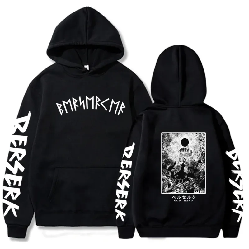 Berserk Zipper Hoodies Lalaki Babae Long Sleeve Sweatshirt Fleece Oversized Jackets Coats Nakakatuwang Berserk Japanese Anime Streetwear — image 35