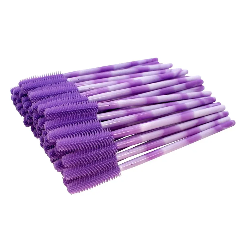 100PCS Eyelash Brush One-Off Disposable Eyelash Mascara Brushes Mascara Wands Disposable Lip Applicators liner Brushes Women — image 2