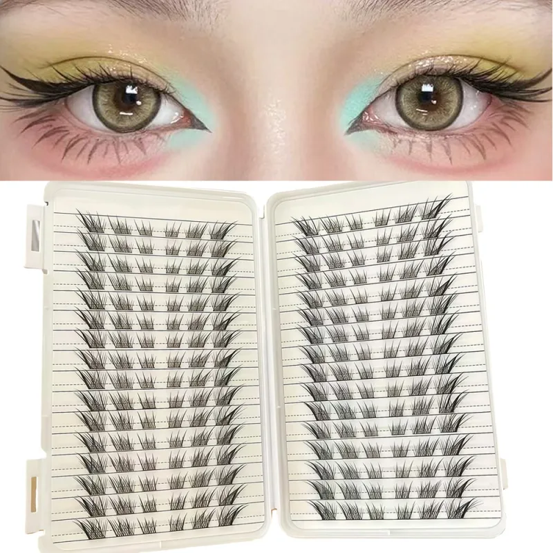 32 Row Sudaji Nine Tailed Fox Large Capacity Eyelash Book Slant Flying Fox Series False Eyelash Soft Eye Tail Extended — image 2