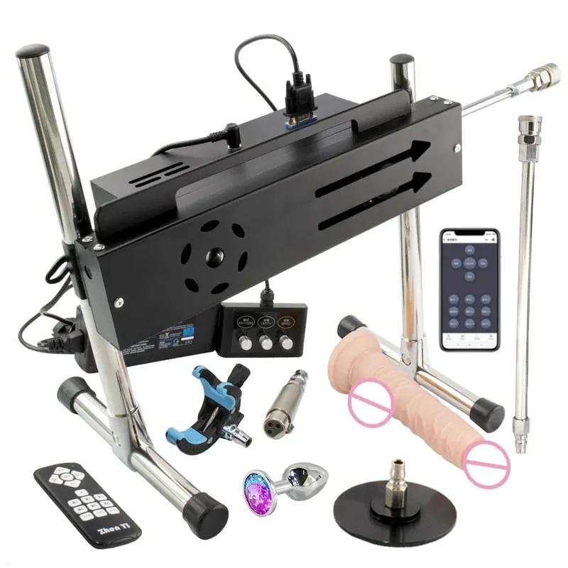 Máquina de masturbação automática super poderosa de 200w, 1-15cm, com acessórios de vibrador, suporta três controladores, máquinas sexuais — image 20