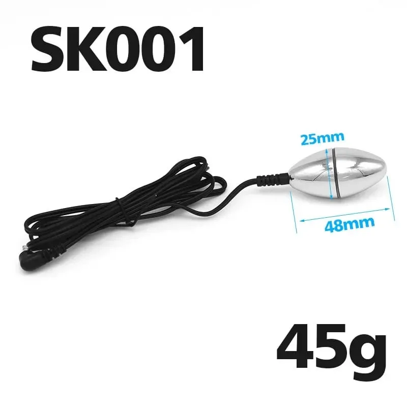 Electric Shock Plug Vibrator Anal Plug Mga Sex Toys para sa Lalaki Babae Babae Masturbesyon Klitoris Labia Stimulator Massager Butt Plug — image 6