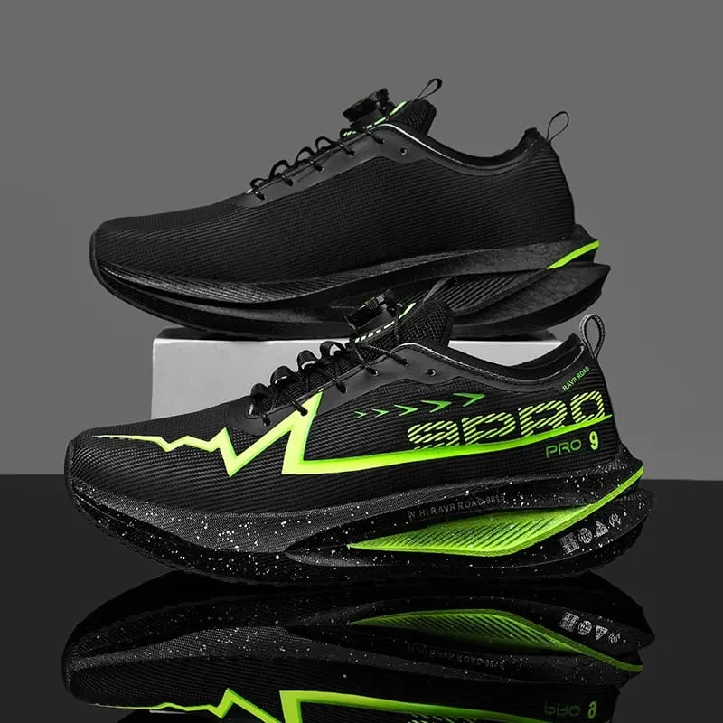 Fluorescence Running Shoes Carbon Board Marathon Men Sports Breathable Lightweight Women's Comfortable Athletic Sneakers Casual — image 12