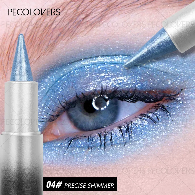 1 Pc Monochromatic Glitte Shiny Eyeshadow Pen & Eyeshadow Stick Beautiful Eye-cathing Eye Makeup Look Perfect Gifts — image 9