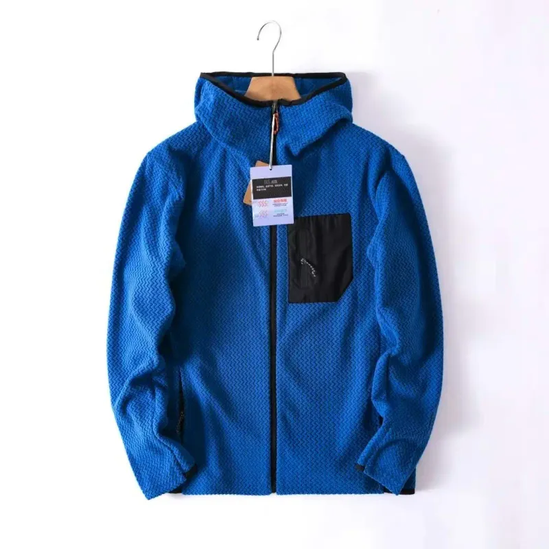 Casacos masculinos com zíper de alta qualidade para outono/inverno, elegantes e versáteis, casacos quentes com capuz, casuais, esportivos, fitness