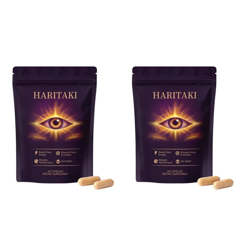 Haritaki Third Eye Capsules for Digestive Balance & Regular Gut Support with Antioxidant Protection 60 Organic Veggie Capsules — image 8