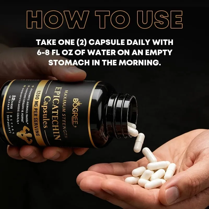 Epicatechin Capsules - Protein Synthesis Athletic Ability Strength and Lean Muscle Support - Carnosine Inhibitors Supplements — image 5