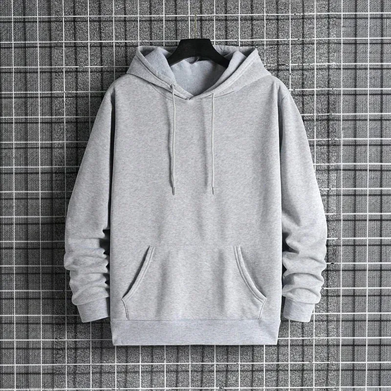 Vendas quentes novas roupas de treino dos homens cor sólida camisolas casuais ao ar livre esportes jogging dos homens hoodies roupas esportivas de alta qualidade — image 3