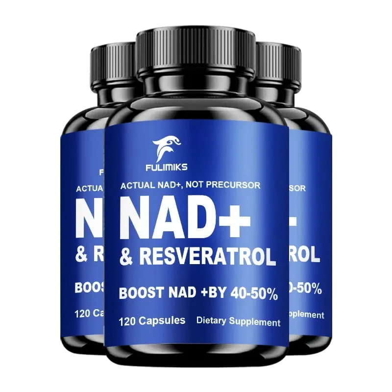 Fulimiks NAD+ Resveratrol Capsules with TMG & Vitamin B Enhance Vitality Skin Health Focus Antioxidant Immune for Adults — image 10