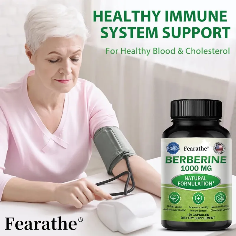 Berberine 1000 Mg Supplement Highly Absorbed Supports Cardiovascular Health Regulates Gut Flora Balance Improves Digestion — image 2