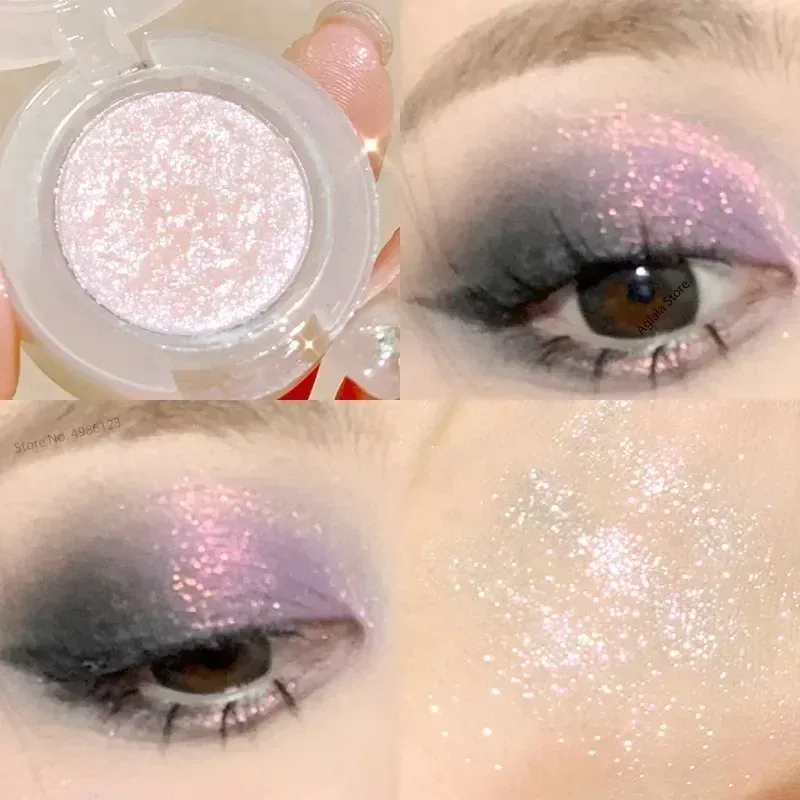 Diamond Glitter Monochrome Eyeshadow Palette Sequins Pearlescent Highlighter Powder Makeup Brighten Shiny Eyes Makeup Cosmetics — image 10