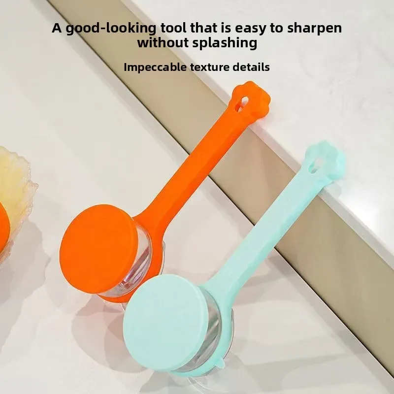 Multi-functional Fruit Vegetable Peeler with Peel Storage No Splashing Hanging Design Easy To Clean Potato Eye Remover Kitchen — image 5