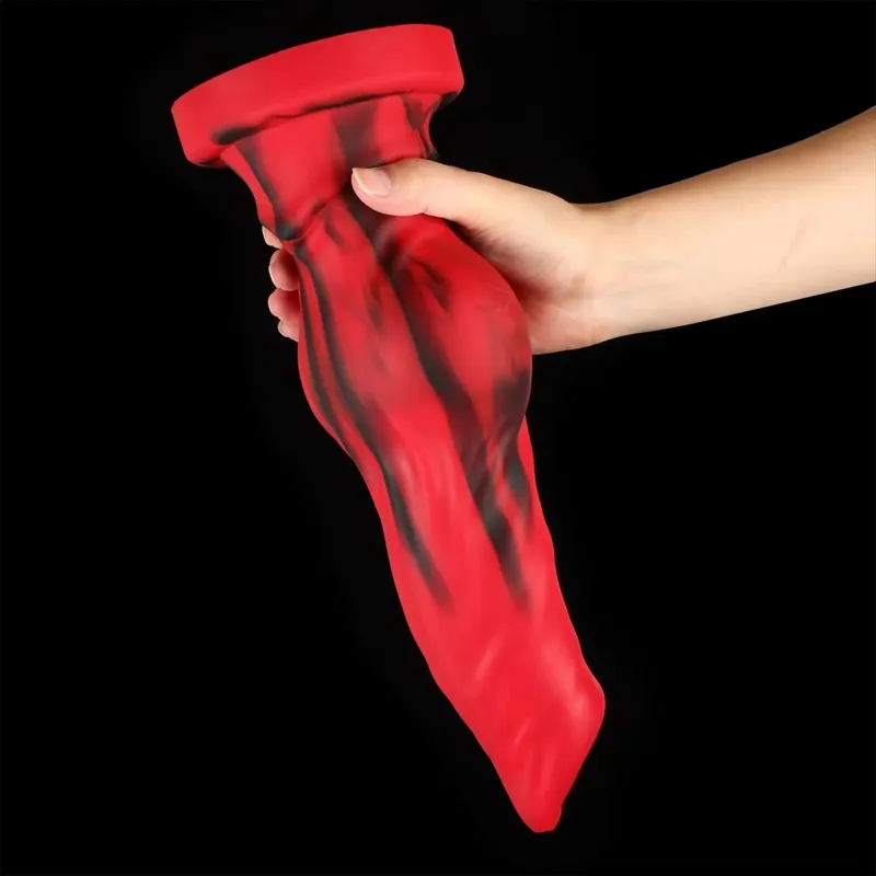 Τεράστια σιλικόνη Fantasy Anal Dildo Anal Plug Προστάτη Σεξ για Άντρες Γυναίκες Big Knot Dog Dildo Βεντούζα βεντούζα πισινό κόκορα Sex Toys18 — image 2