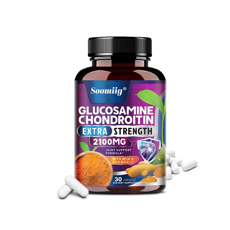 Glucosamina Condroitina Cúrcuma MSM - Força tripla ajuda na mobilidade articular Suplemento de suporte articular Saúde imunológica — image 8